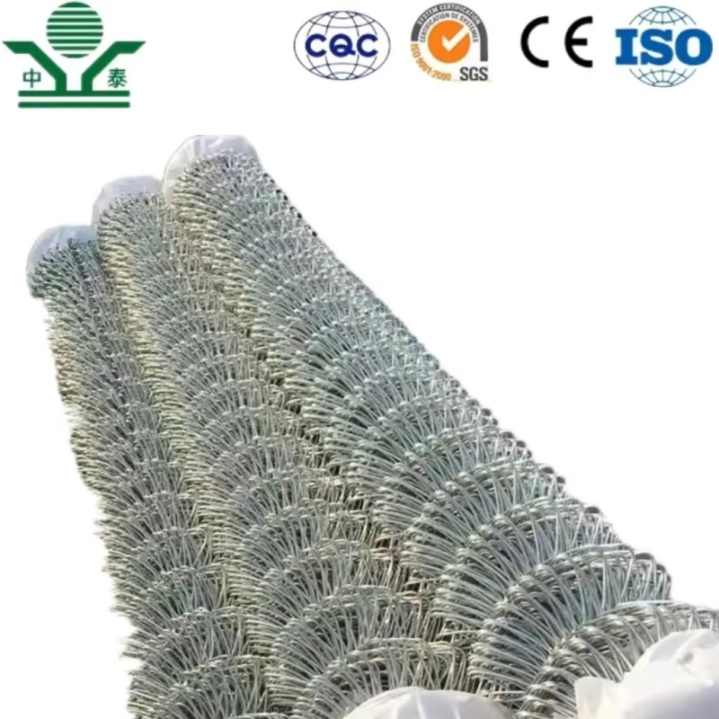 Zhongtai Hot DIP Galvanized Iron Wire Mesh Chain Link Wire Fence