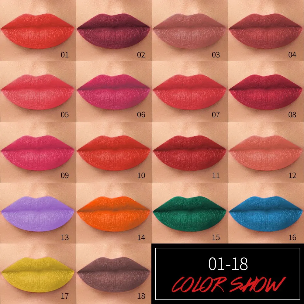 29 Colors Black Lipstick Vegan Organic Waterproof Makeup Private Label Creamy Nude Velvet Matte Lipstick