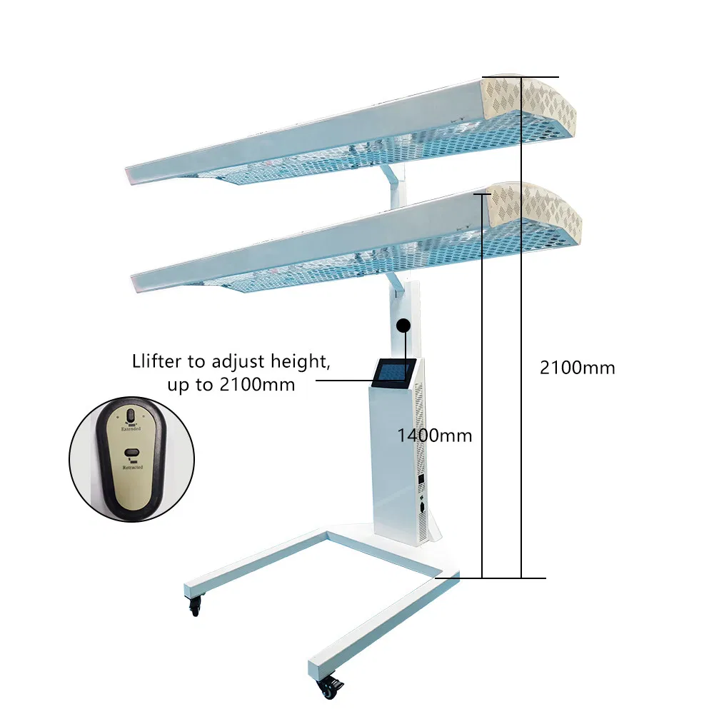 Horizontal and Vertical Stand Large Red Light Therapy Panel Bed Class 2 Clinically Proven Wavelength