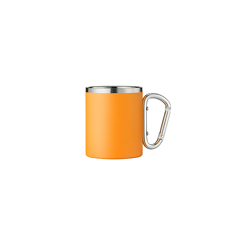 Stainless Steel Eco-Friendly Carabiner Camping Mug Custom