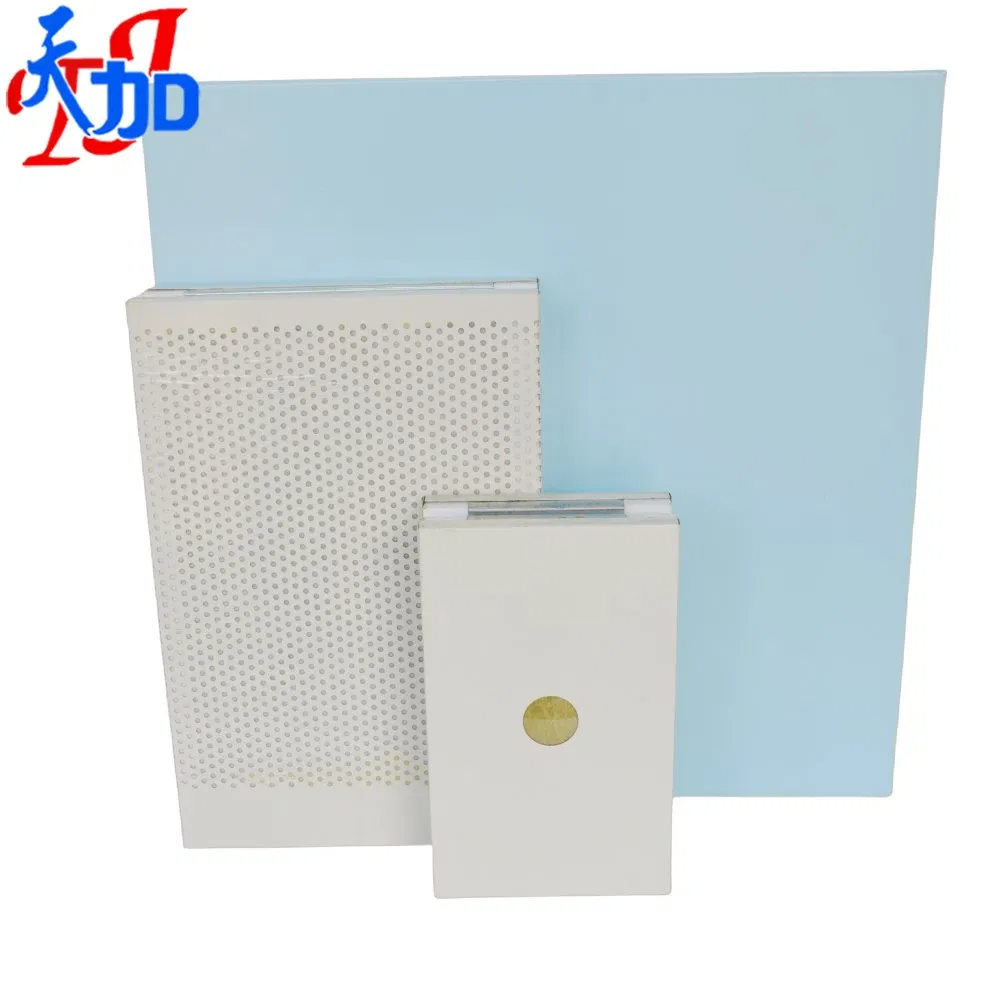 Hand-Made Rock Wool/Paper Honeycomb Cleanroom Color Steel Sandwich Panel for Clean Room and Pharmaceutical Facilities with Smooth Surface