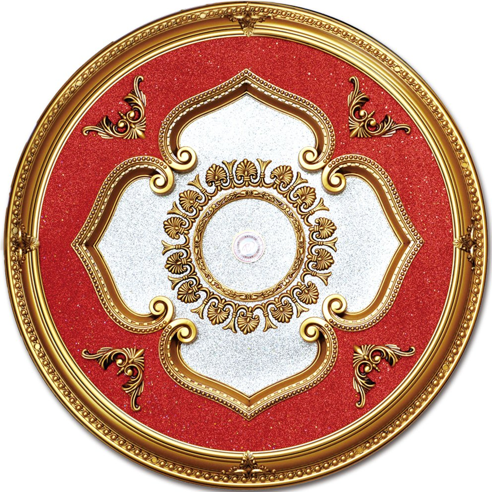 Banruo Beautiful Classic Blue Premier PS Polystyrene Ceiling Medallions