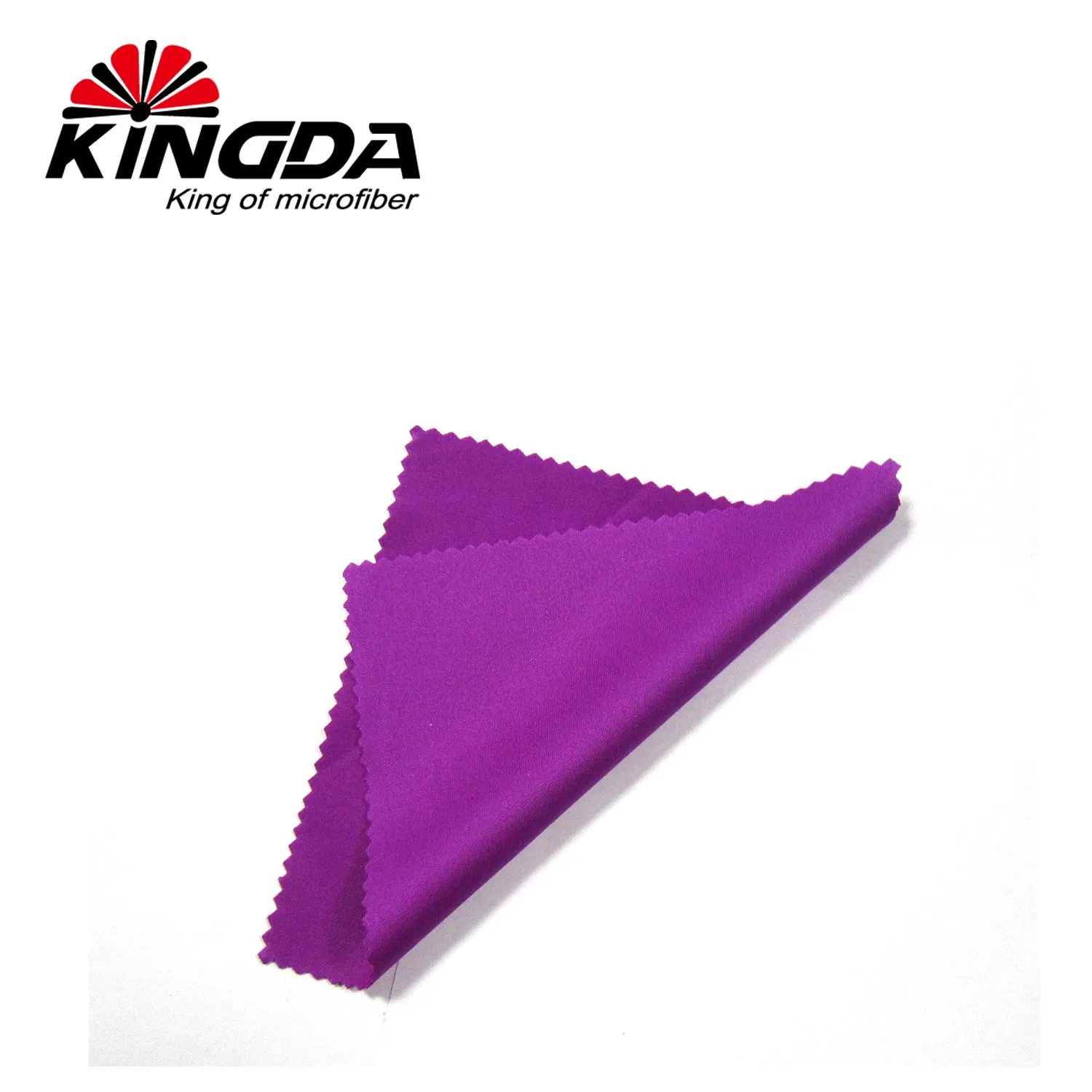 Custom Microfiber Glasses Cleaning Cloth Sunglasses Wiping with Zigzag Edge