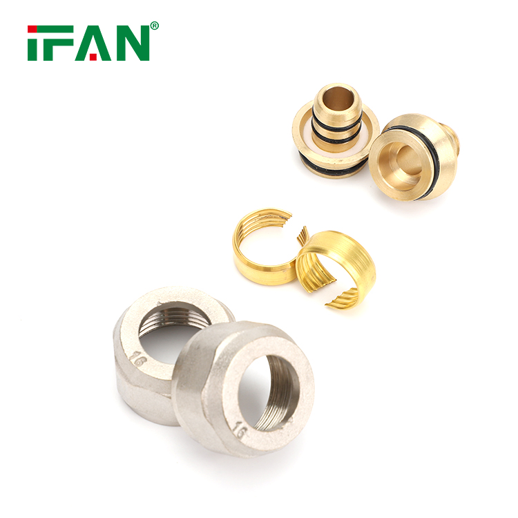 Ifan Long Service Life Quick Coupler Connector Adapter AC HVAC Brass Manifold Eurocone Adapter