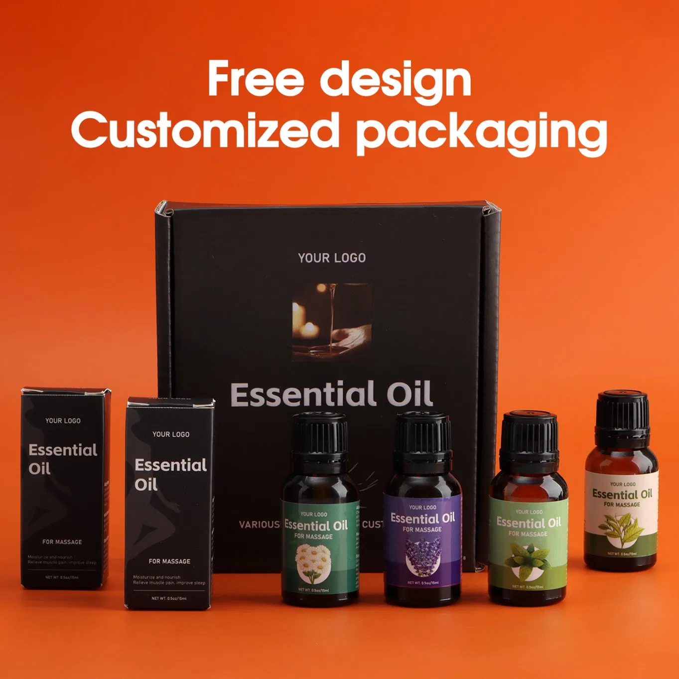 Uplifting Citrus Bliss Essential Oil Blend for Aromatherapy Massage