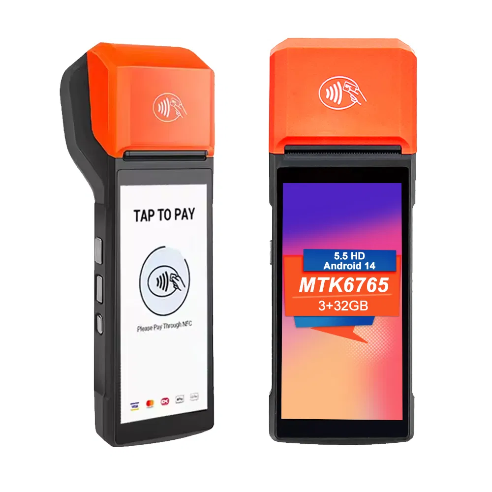 Android 14 5.5 Inch Cheap Factory Price Handheld Mobile POS Terminal Machine R330 Plus