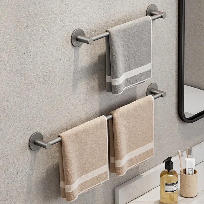 Toilet Paper Holder, Stainless Steel Gunmetal Gray Bath Towel Rack, Bathroom Storage Rack, Bathroom Towel Rack Set, Paper Towel Holder, Towel Rod, for Hotels.