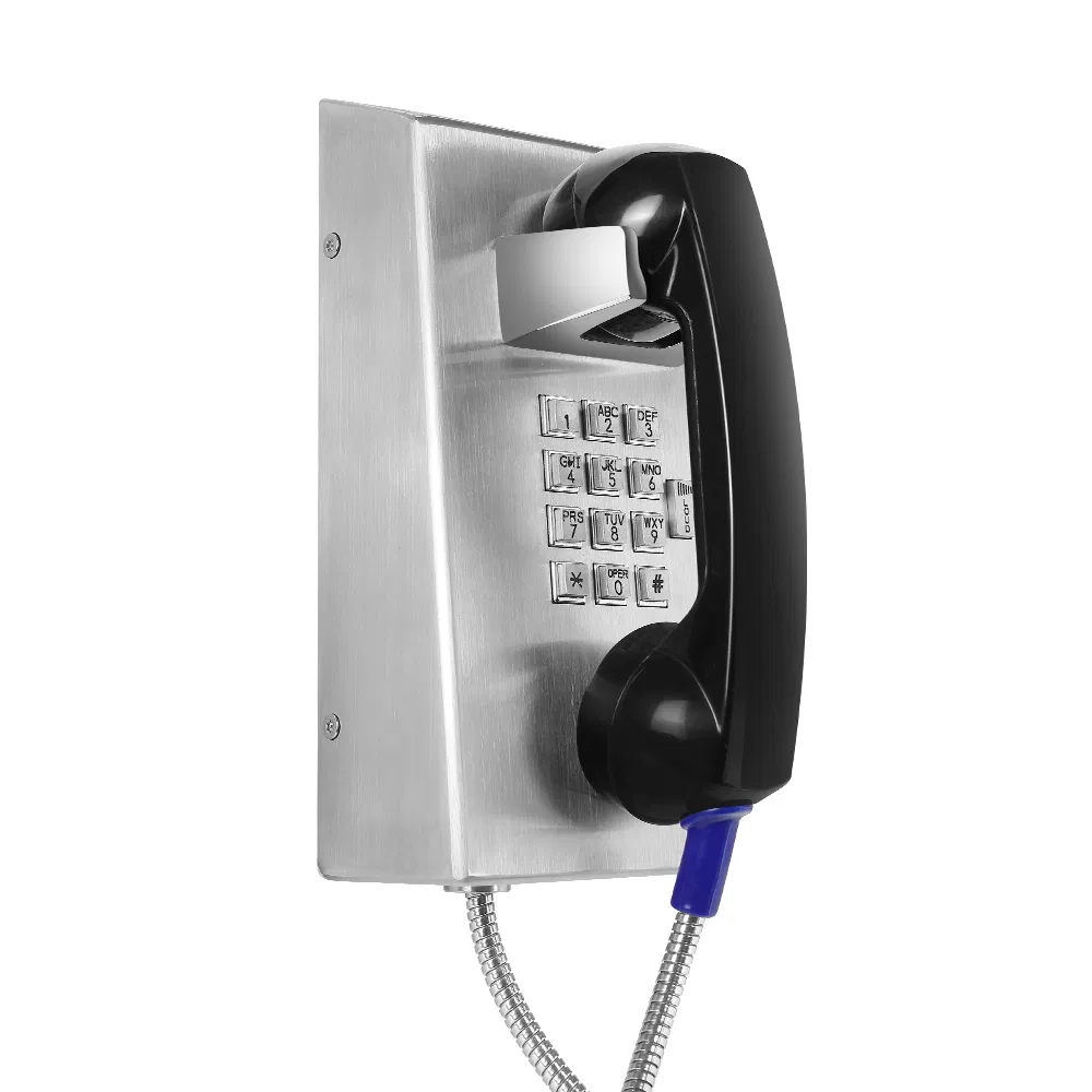 Wall Mounted Handset Volume Control Telephone for Prison, Jail, Airport
