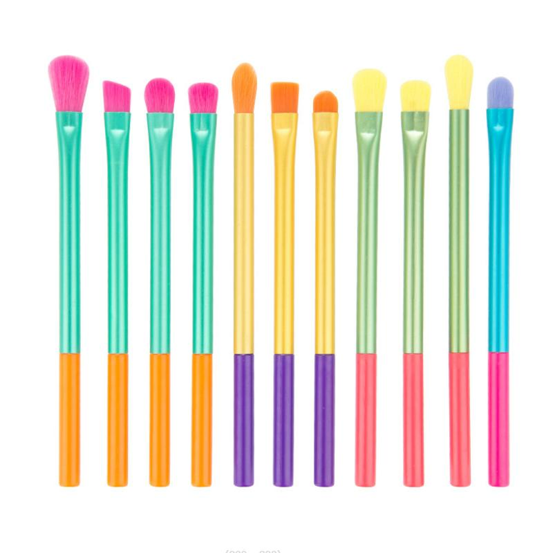 Cosmetic Tools Rainbow Color Fashion 15 PCS Makeup Brush Set