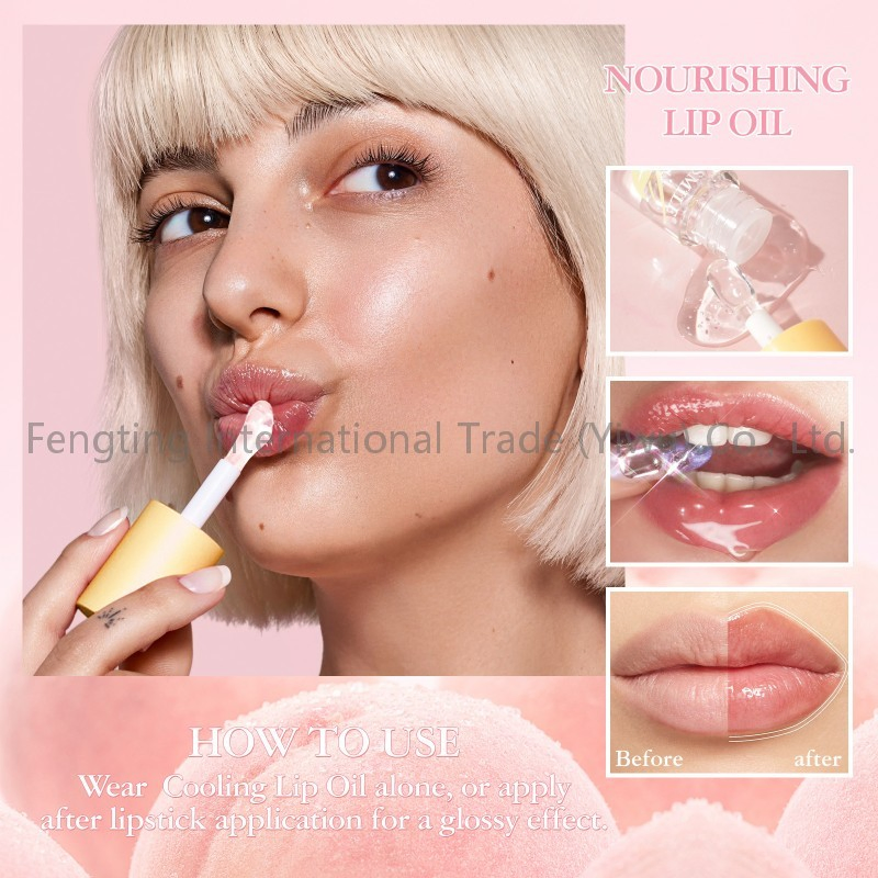 Wholesale Moisturizing Fruit Fat Oil Shimmer Lip Gloss Private Label Lip Plumper Gloss Kit Natural Nourishing Mineral Lip Balm