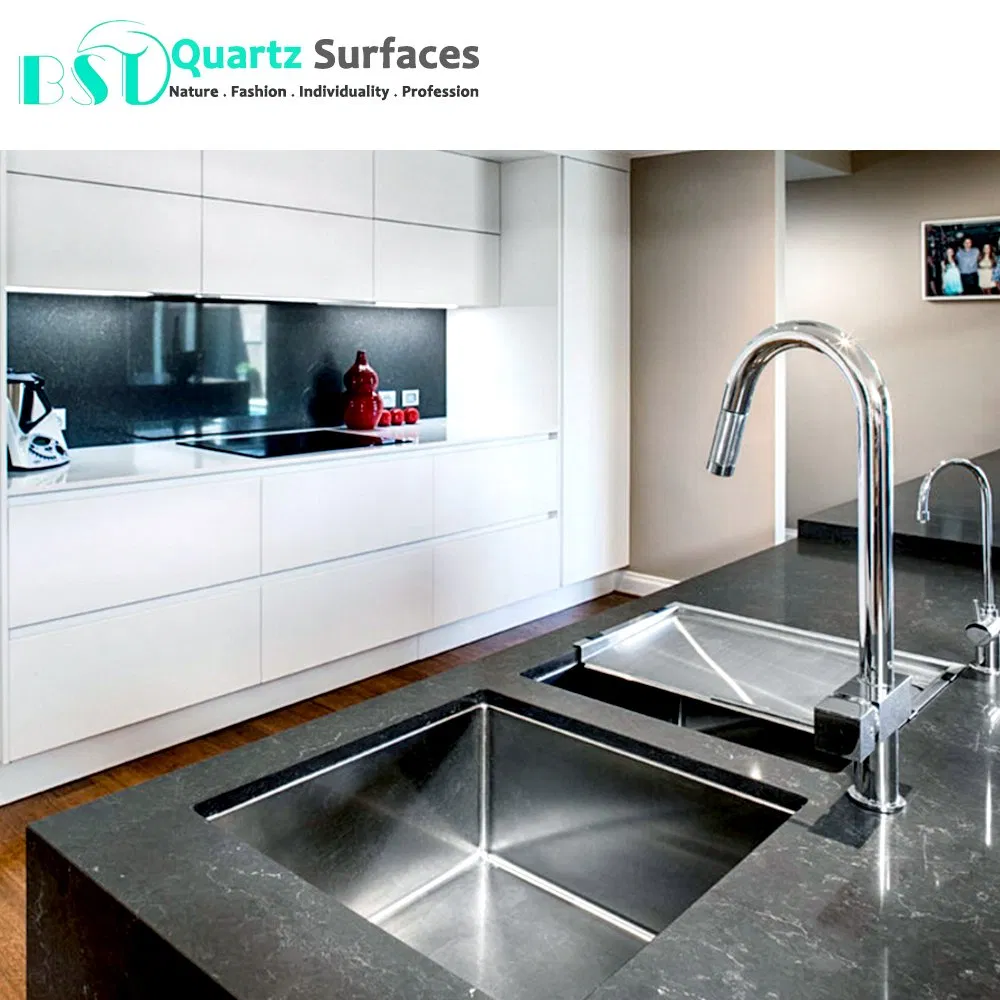 Misty Black Silica Free Artificial Quartz Stone