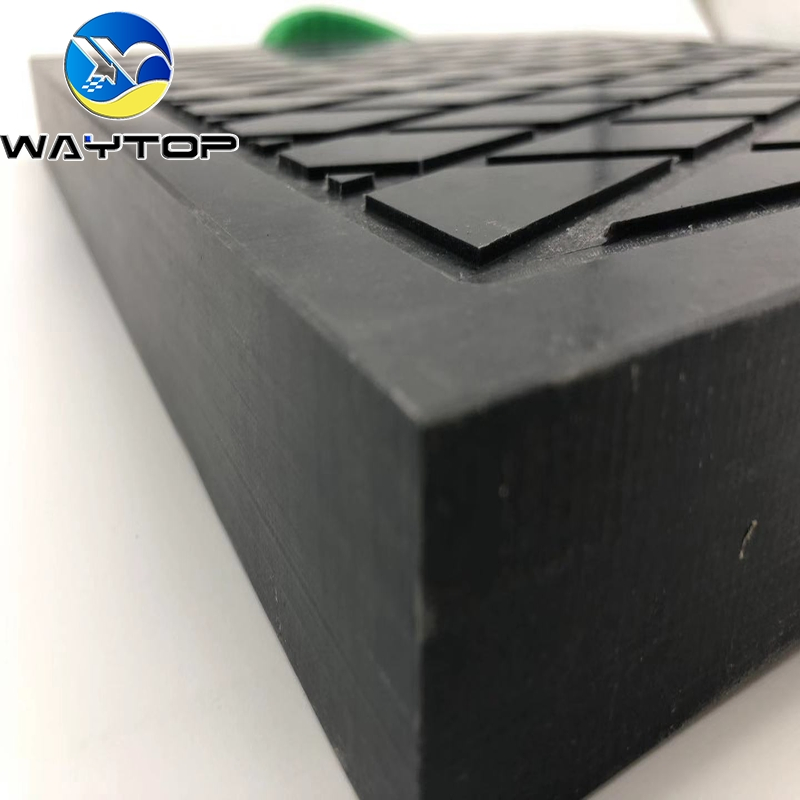 Heavy-Duty HDPE Sheet Crane Outrigger Pads with Customized Logo and Impact Strength