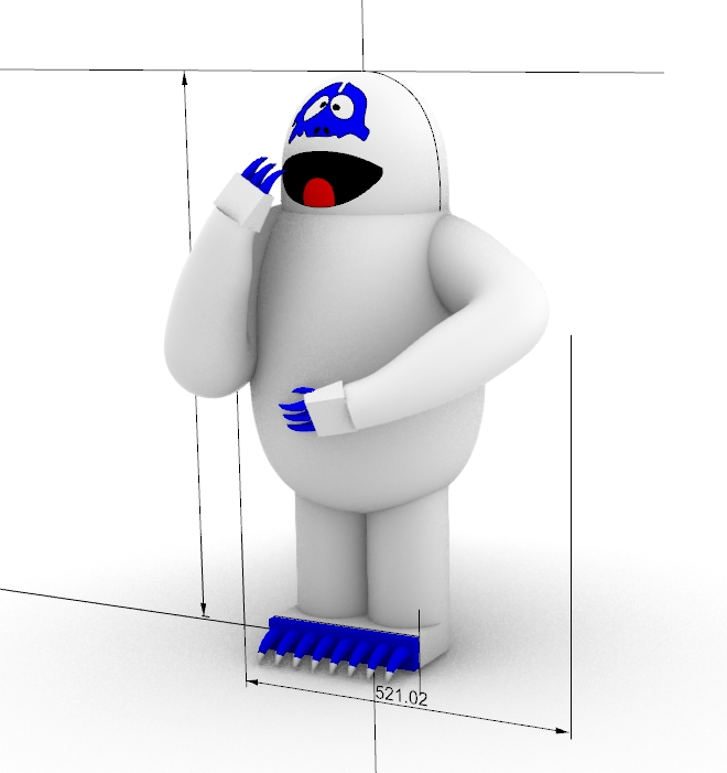 Giant Outdoor Bumble Abominable Christmas Event Decorations Snow Monster Inflatable Bumble Abominable Snowman