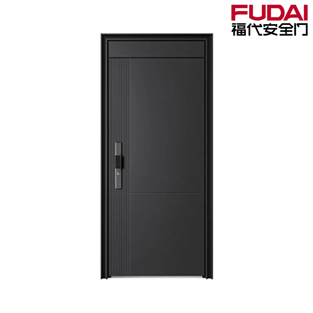 Chinese Modern Design High Quality Steel Security Door