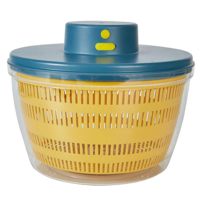 High Quality Vegetables Washer Dryer 4L Large Capacity Fruit Vegetable Strainer Spinner USB Electric Salad Lettuce Spinner