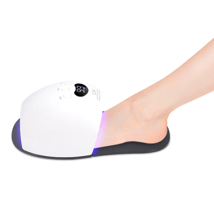 Slipper Shaped Professional 48W Gel Nail Light UV LED Nail Gel Polish Lamp for Curing Toenails