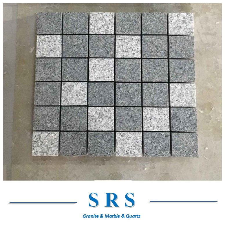 Grey/Black/Red/Yellow Granite Cube Stone for Landscaping/Garden/Outdoor