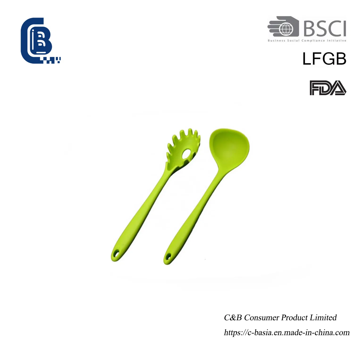 Набор кухонных силиконовых лопаток, 10 предметов