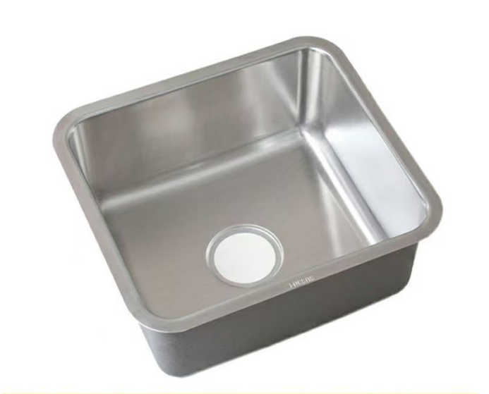 Industrial 304 Stainless Steel Punching Single Bowl Sink for Hotel Restaurant