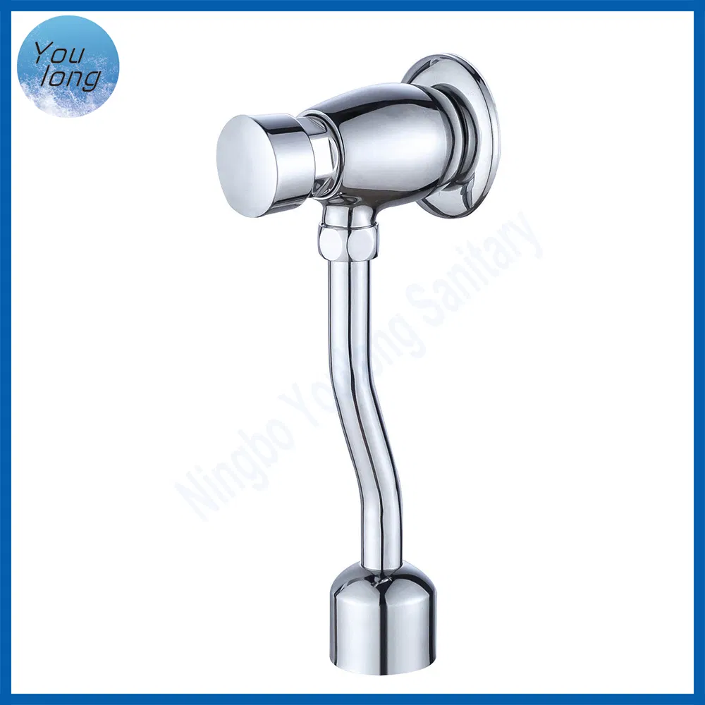 Brass Standing Hand Control Urinals Time Delay Toilet Urinal Flush Valve