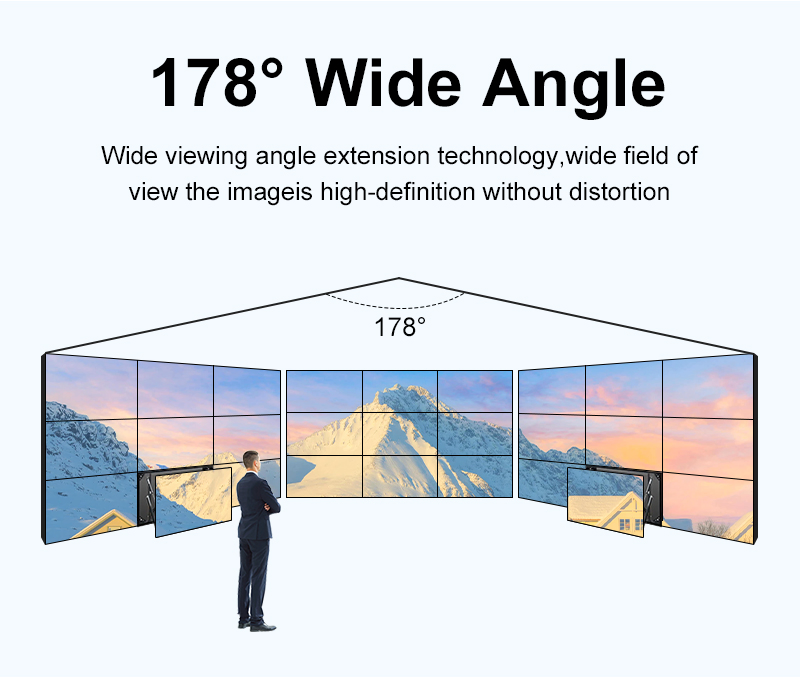 Digital Signage Videowall Did Controller Splicer Cheap LCD Splicing Screen Display 2X3 55 Inch Video Wall
