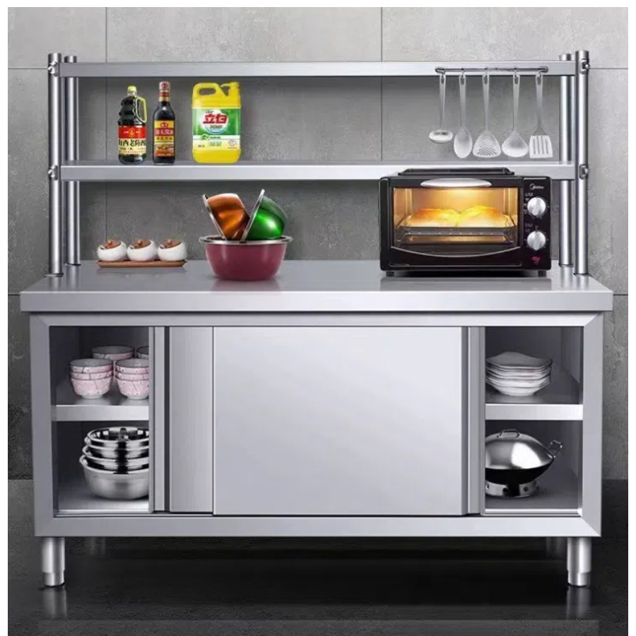 High Performance Stainless Steel Cupboard Featuring Efficient Refrigeration Worktable