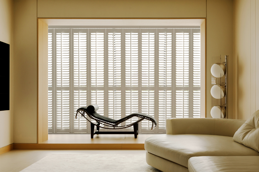 Tracked Shutters for Wardrobes or Room Dividers Plantation Shutter Bifold Doors Villa Shutters