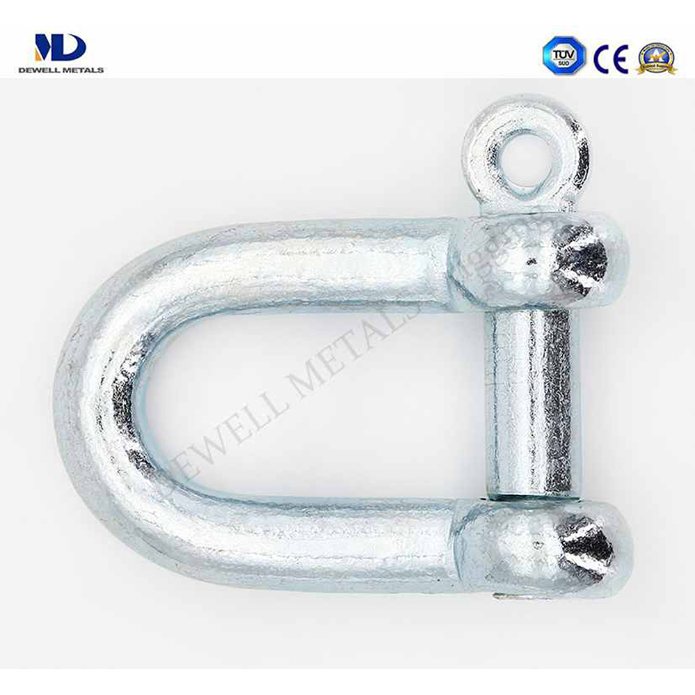 Electric Galv. Rigging Steel C1015 European Type Marine Anchor Large Dee Shackle