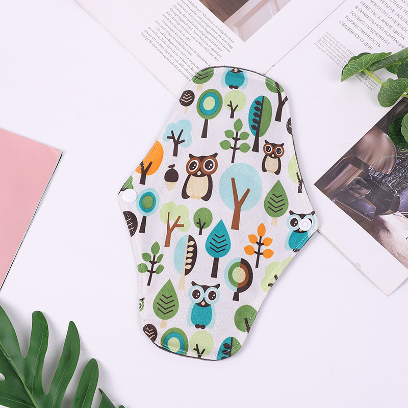 Customized Natural Organic Reusable Cotton Sanitary Napkin for Women