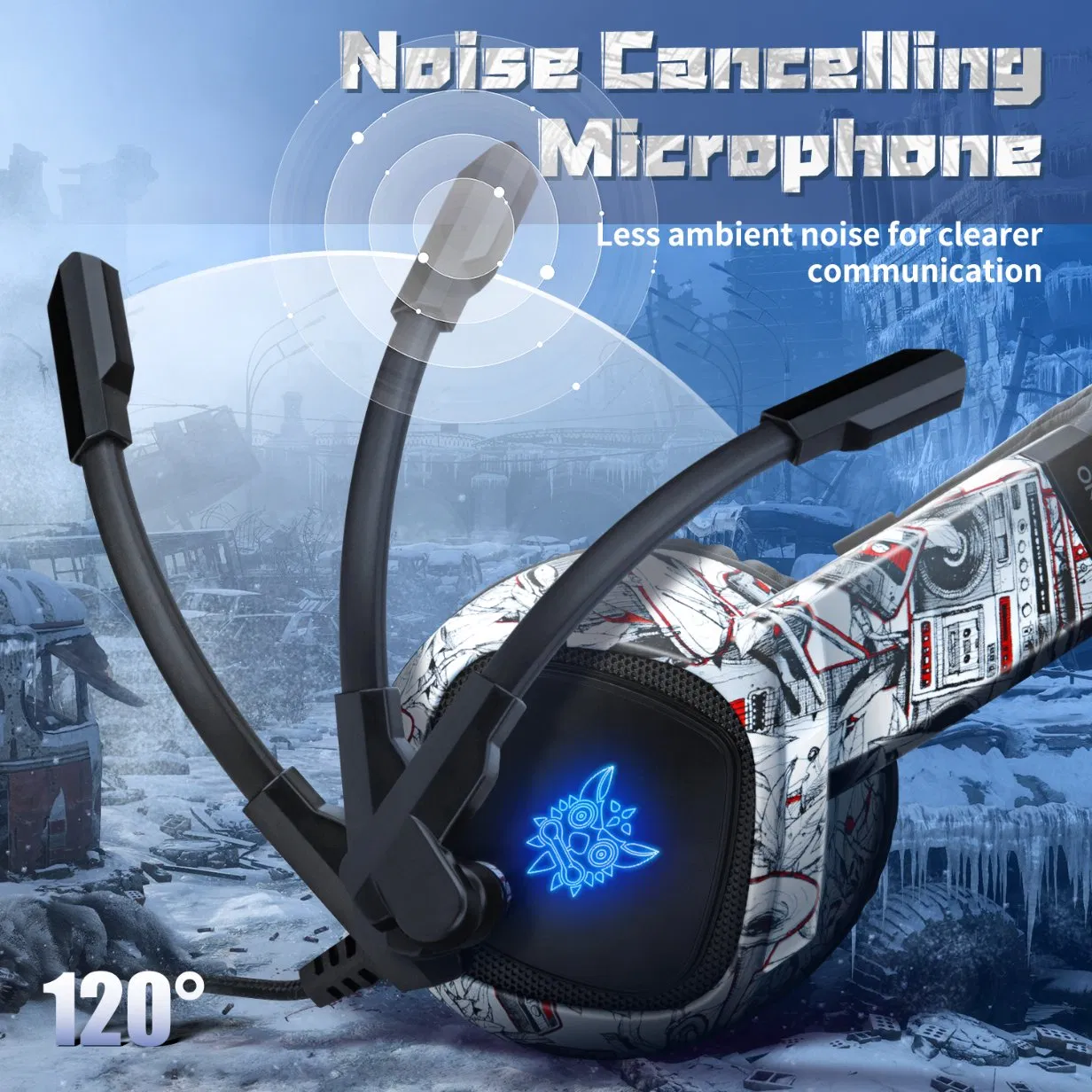 Игровые наушники Onikuma K19 с шумоподавлением