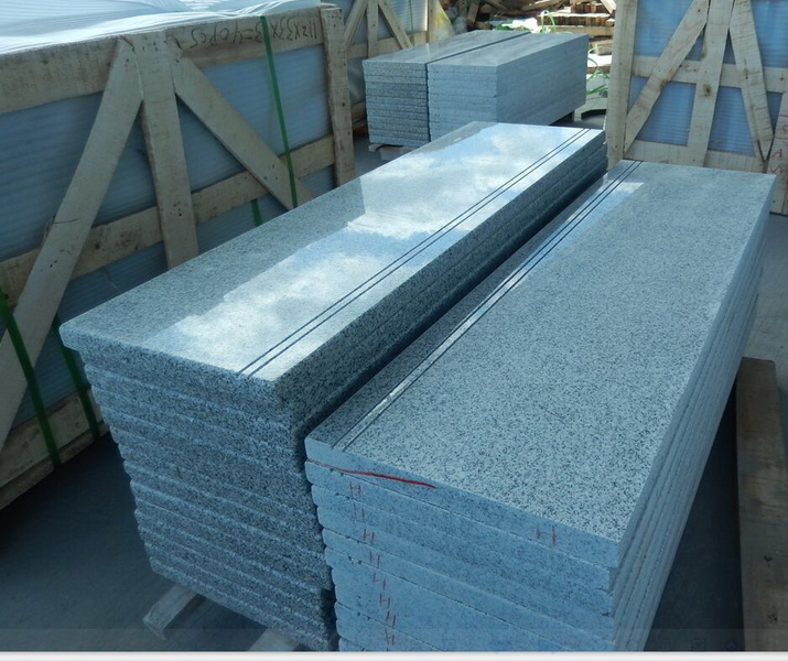Pearl/Bethel White Covering Slabs Stairs Treads/Floor Steps Granite Stone Tile
