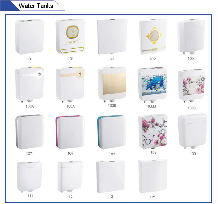 New Style Dual Flush Toilet Cistern
