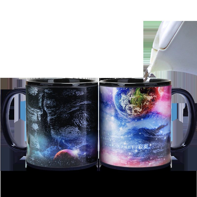 Wholesale Price OEM Manufacturer Magic Heat Sensitive Ceramic Mug for Astrology Lovers