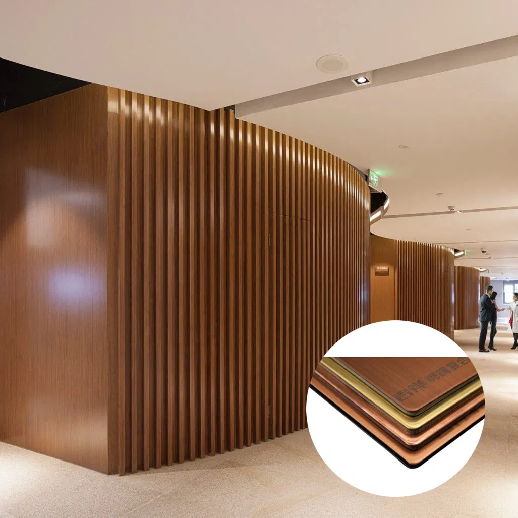 Aluminum-Film Laminated WPC Composite Wall Panels for Exterior Cladding