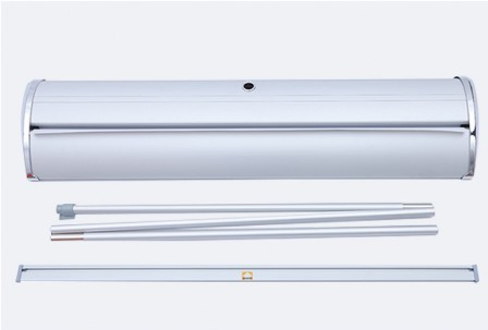 Aluminum Rectangle Banner Exihibition Stand Display Roll up Standee