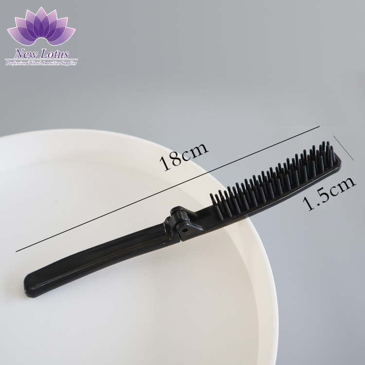 Hollowed-out Leaf Design Anti-Static Haircomb for Guesthouses and Homestays