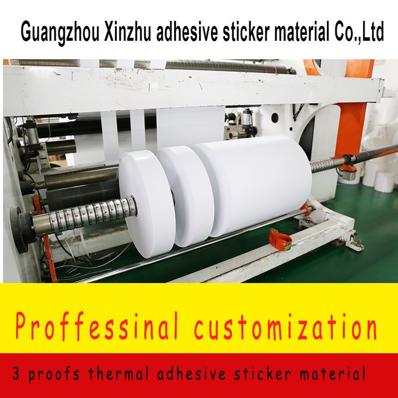 Three Proofs Thermal Adhesive Sticker Factory Wholesale Adhesive Paper Material