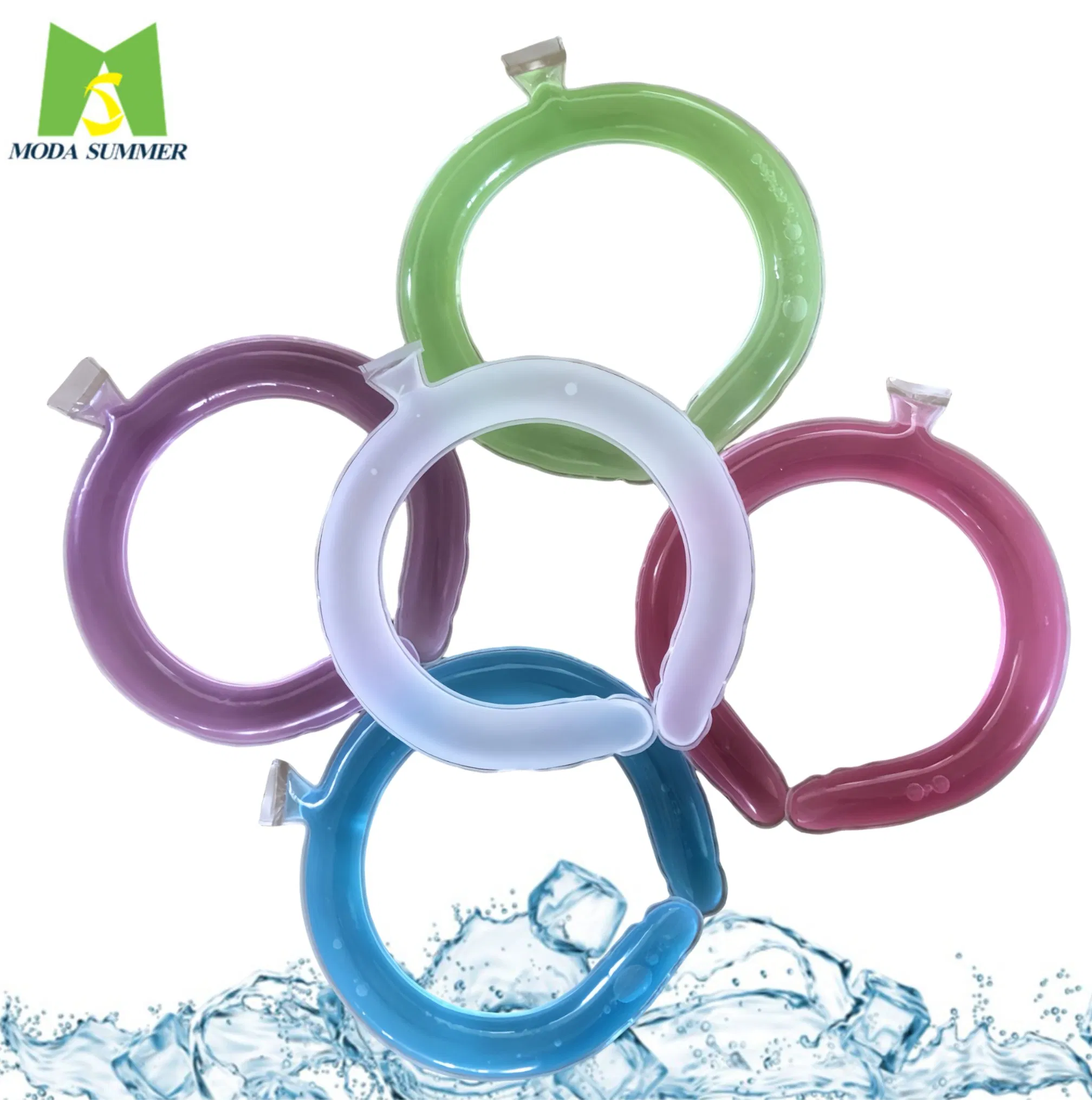 Reusable Colorful Neck Cooler for Hands-Free Summer Relief