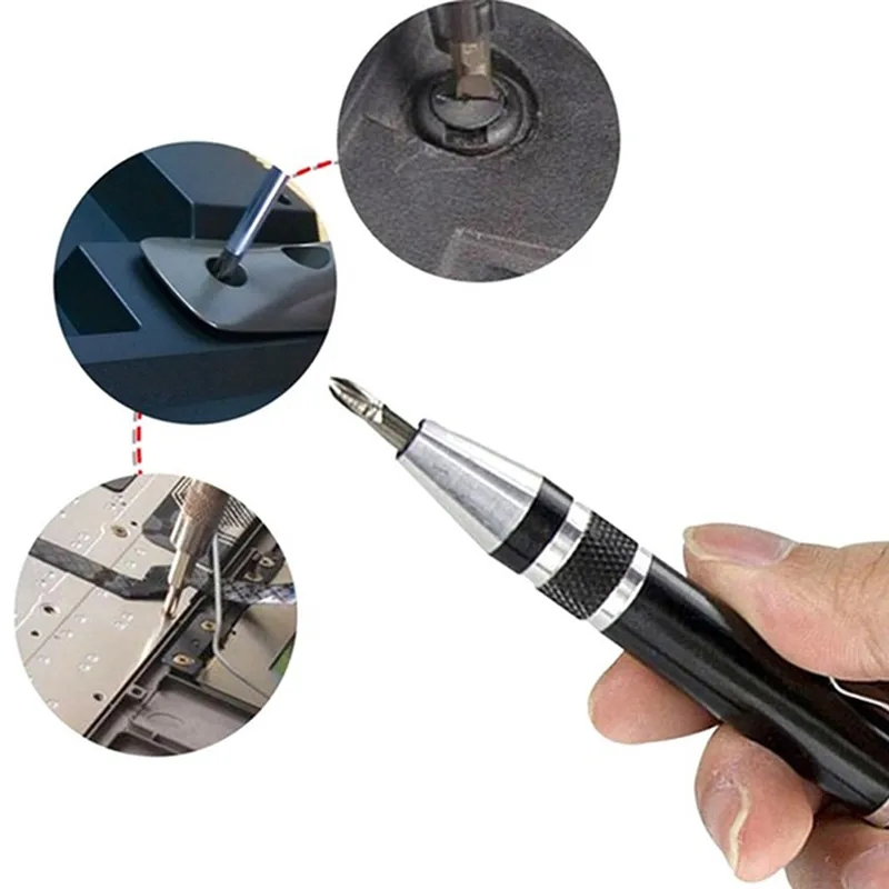 Multifunction 8 in 1 Mini Aluminum Precision Pen Screw Driver Screwdriver Set Repair Tools Kit for Cell Phone Hand Tool Set