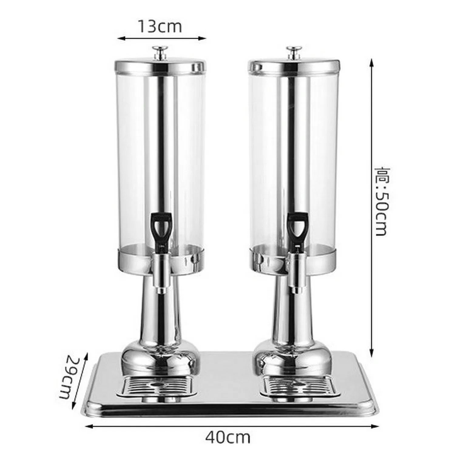PE Body Stainless Steel Milk Juice Dispenser 3L Juice Dispenser