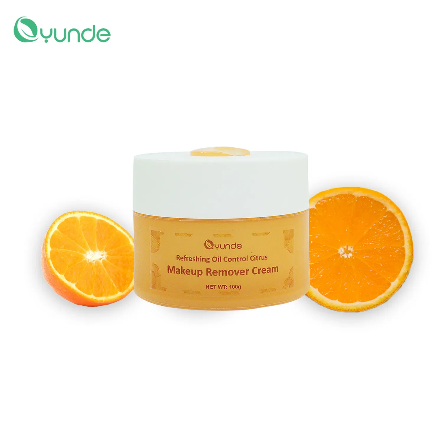 Natural Plant Extract Refreshing Oil Control Orange Makeup Remover Cream