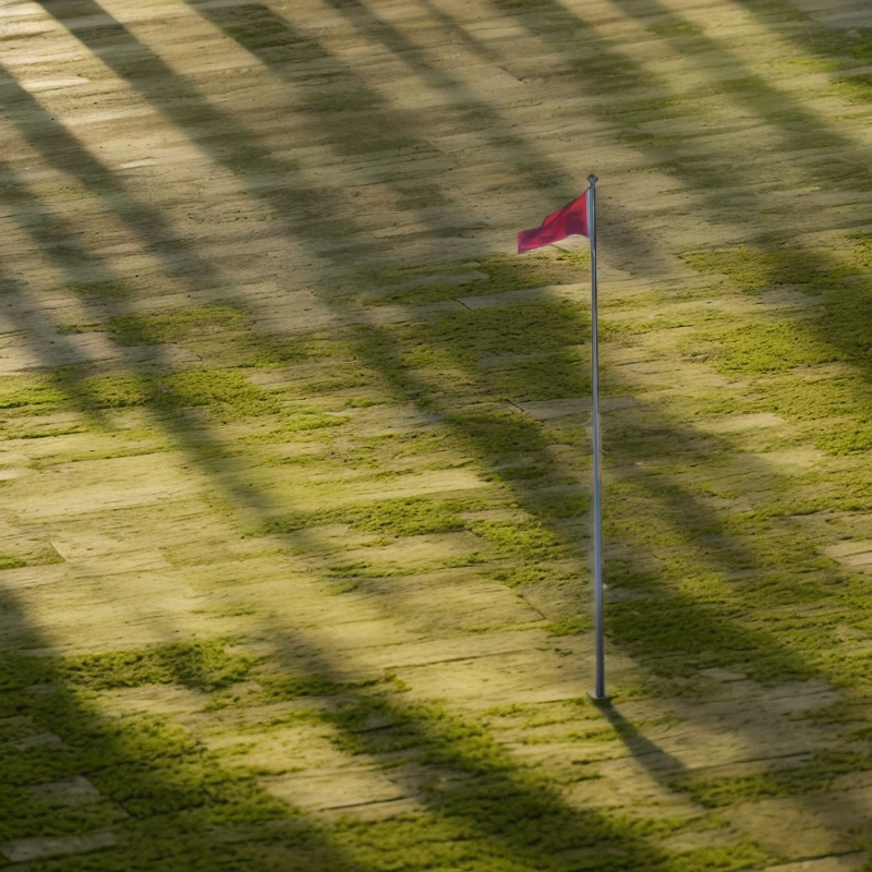 Anodized Conic Flag Pole Insert Directly Base