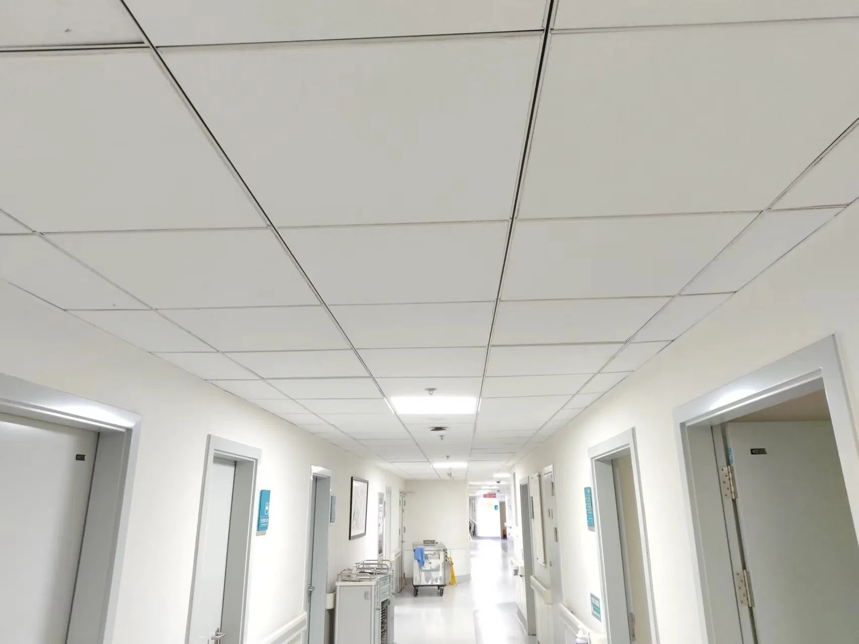 China Sound Proofing Panels Factory Fire-Proof Tegular Insulated Ceiling Acoustic Panel Suspended Ceiling for Hospital