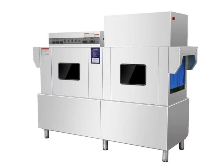 Stainless Steel Single Pump Dishwasher for Busy Commercial Kitchens