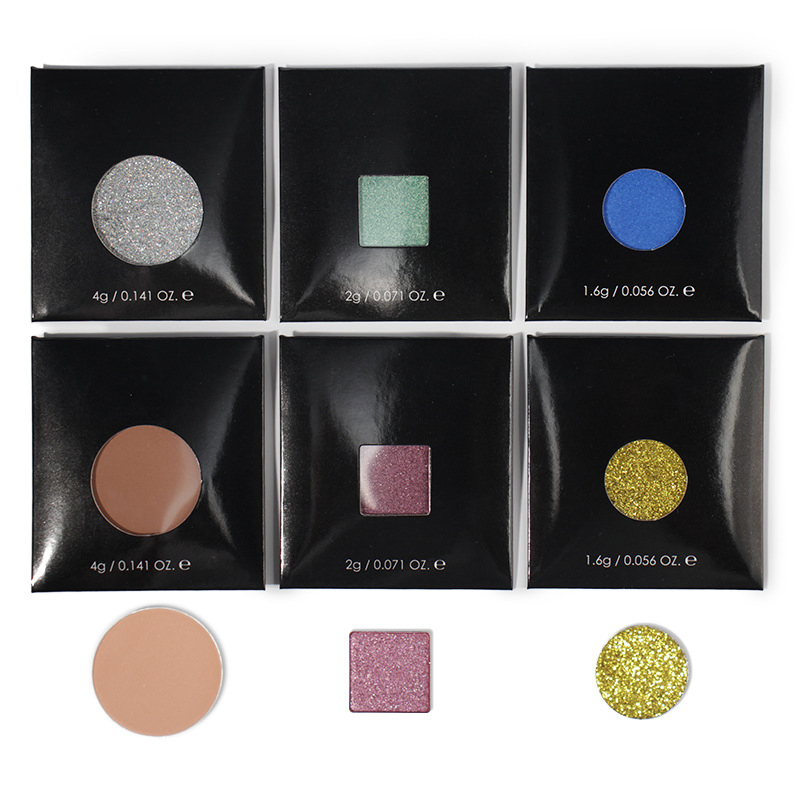 Single Eyeshadow Matte Pearlescent Monochrome Eyeshadow Envelope PVC Single Pack
