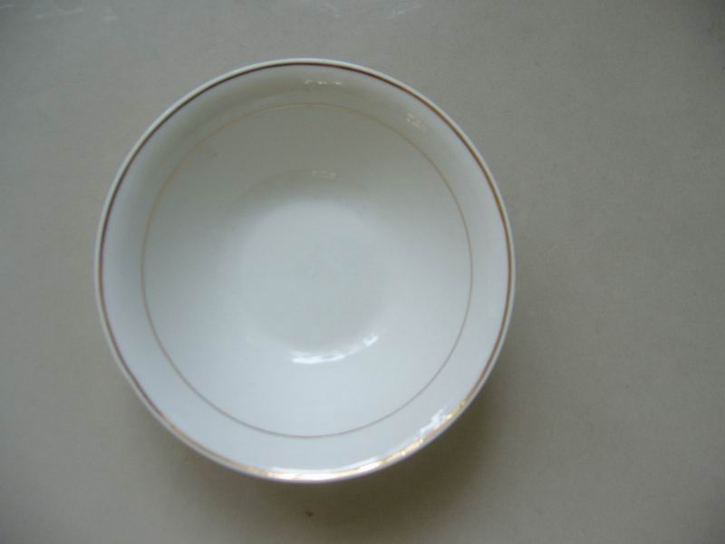 5-10 Inch Salad Bowl with Ggk Golden Line Porcelainware Ceramics Tableware