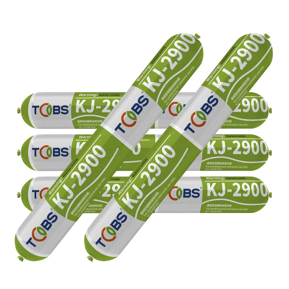 Tobs Black/Grey Neutral Silicone Sealant for Home and Office Use