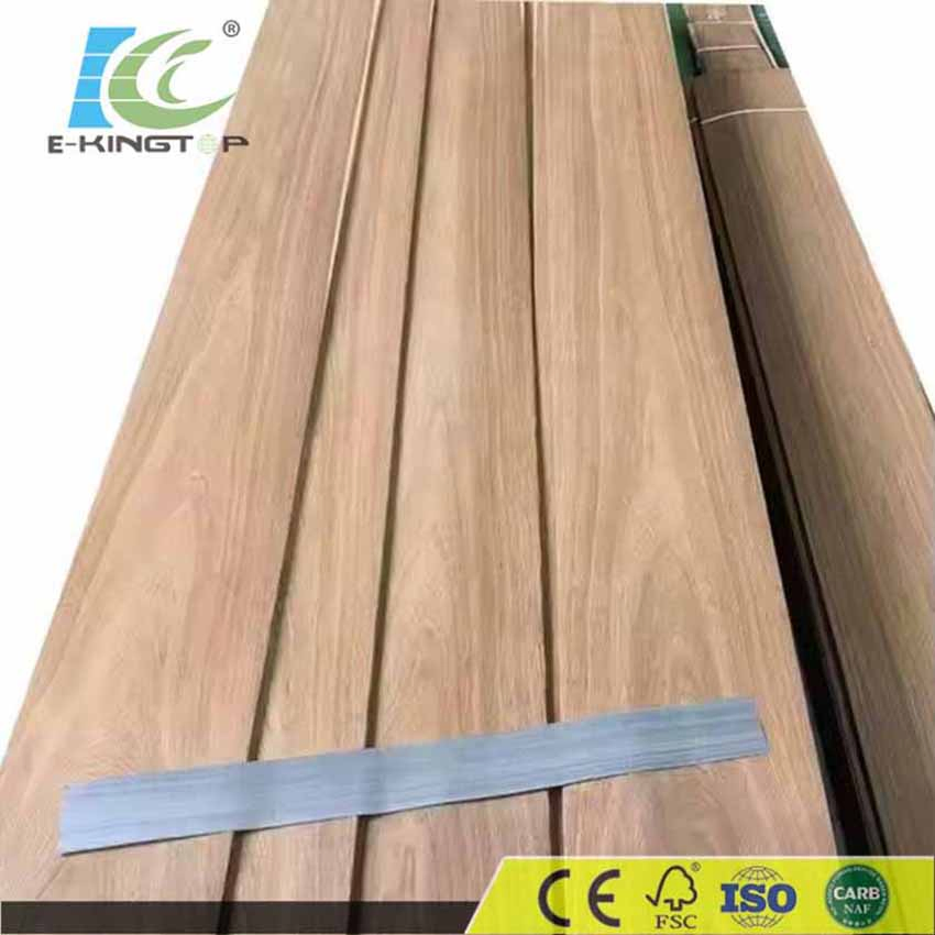 Factory Price Natural Wood Oak Veneer Straight Line 0.5mm with High Quality