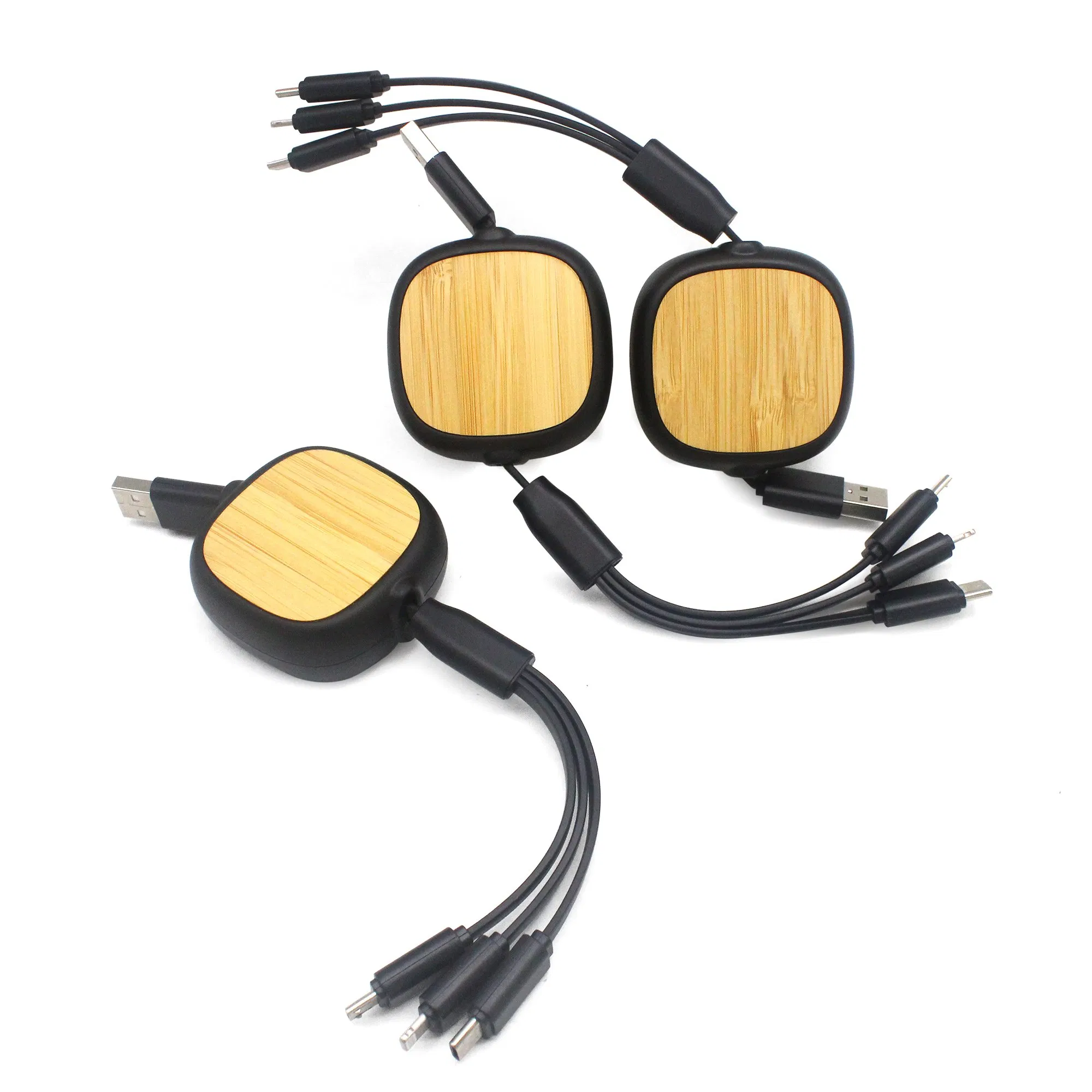 Three-in-One Data Cable Three-Wire Car Charging Cable Logo Small Gift Wholesale Mobile Phone Charging Cable