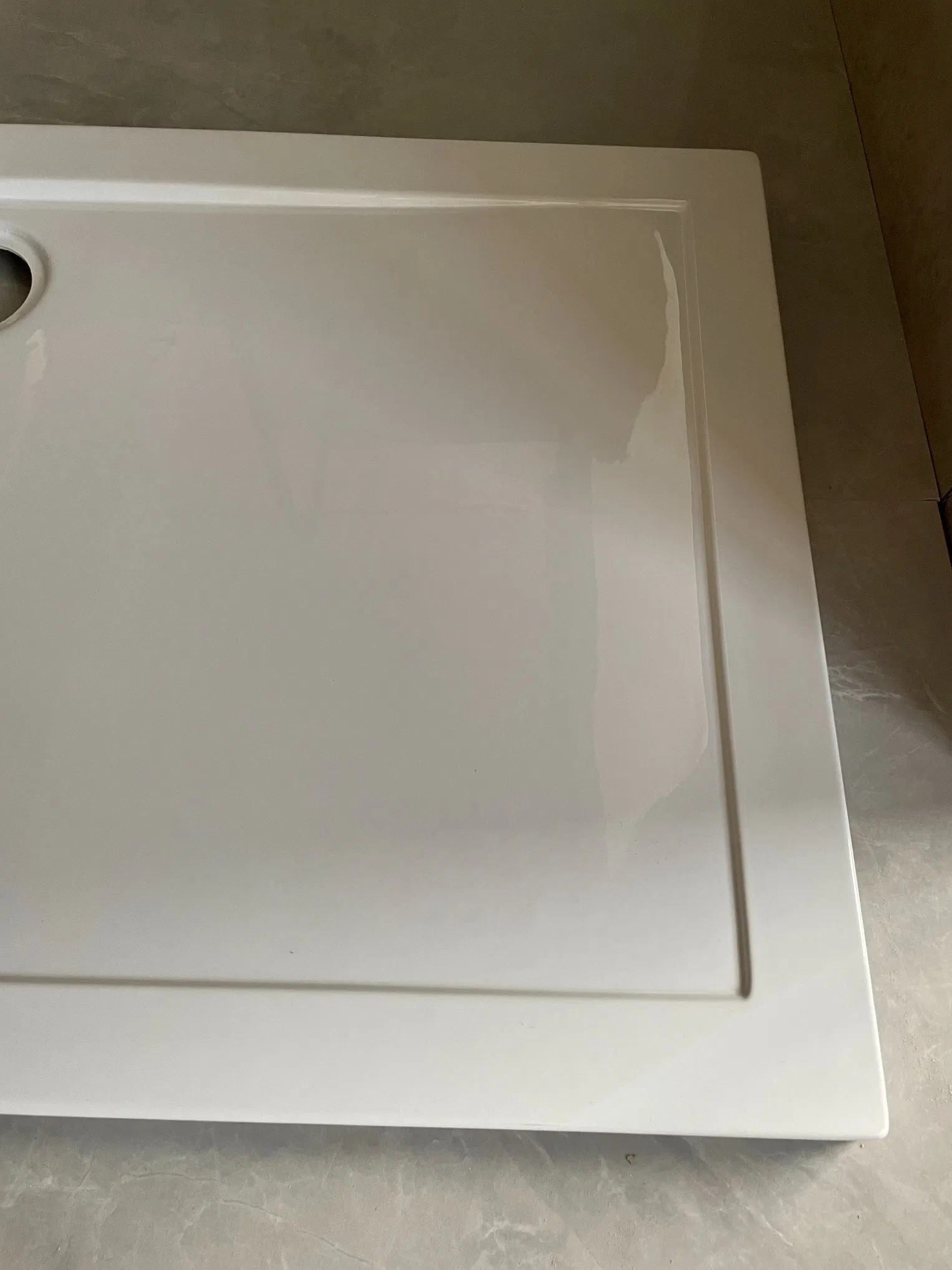 Artificial Stone Resin Hotel Shower Pans Shower Floor Base